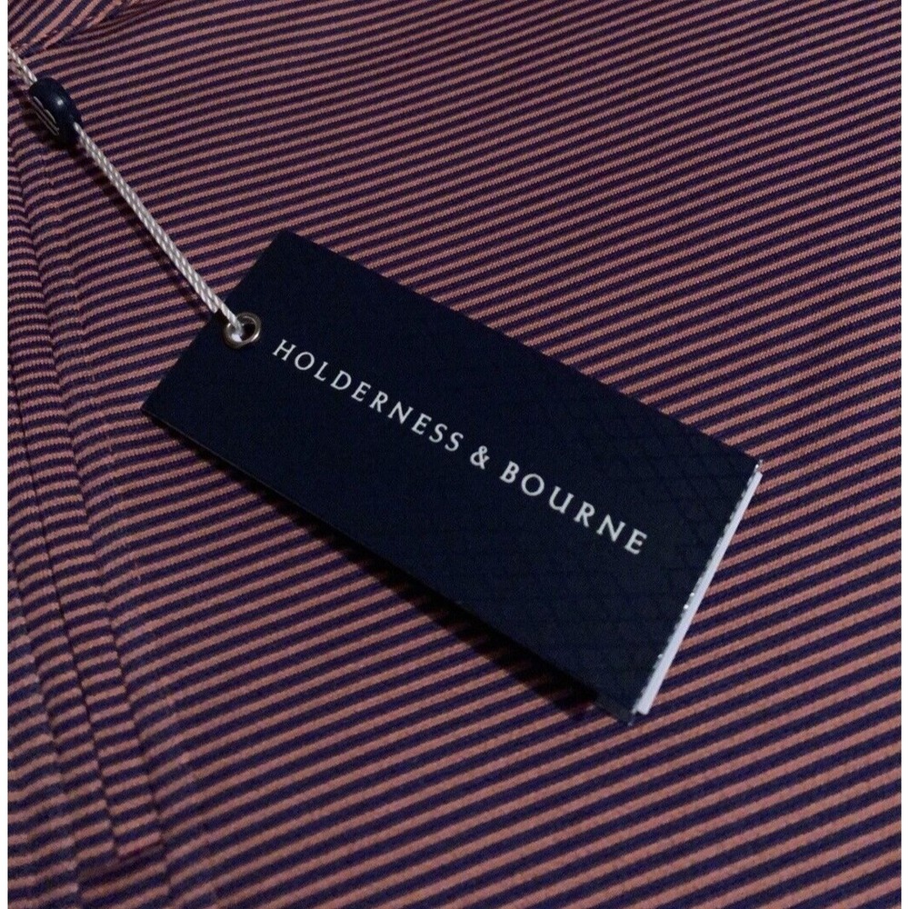 Holderness & Bourne Men's Size 2XL 1/4 Zip Bordeaux Somerville Golf Pullover XXL